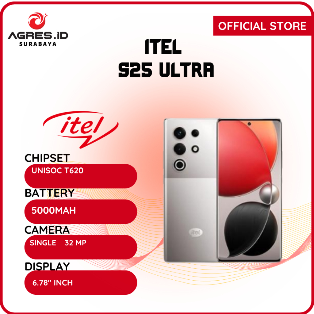 Jual ITEL S25 ULTRA 8GB 256GB/512GB METEOR TITANIUM (BOX : CHA+SCR ...