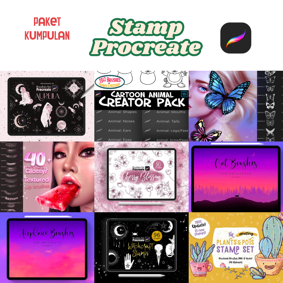 Jual Paket Lengkap STAMP PROCREATE | Shopee Indonesia