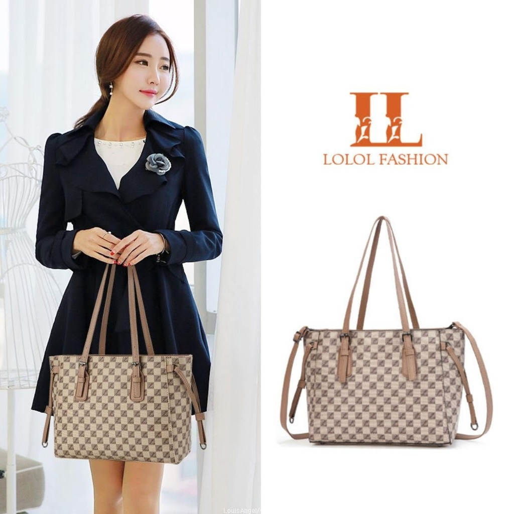 Jual LOLOL Fashion Tas Selempang Wanita Tote Wanita Totebag Perempuan ...