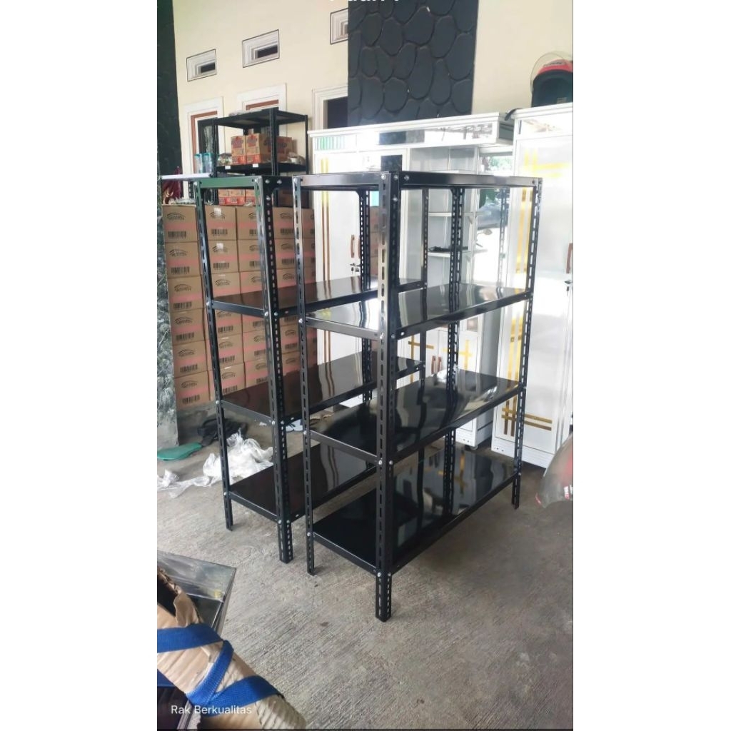 Jual Rak pesanan custom 100x50 Tinggi 150cm 4 susun tiang sambung tipe ...