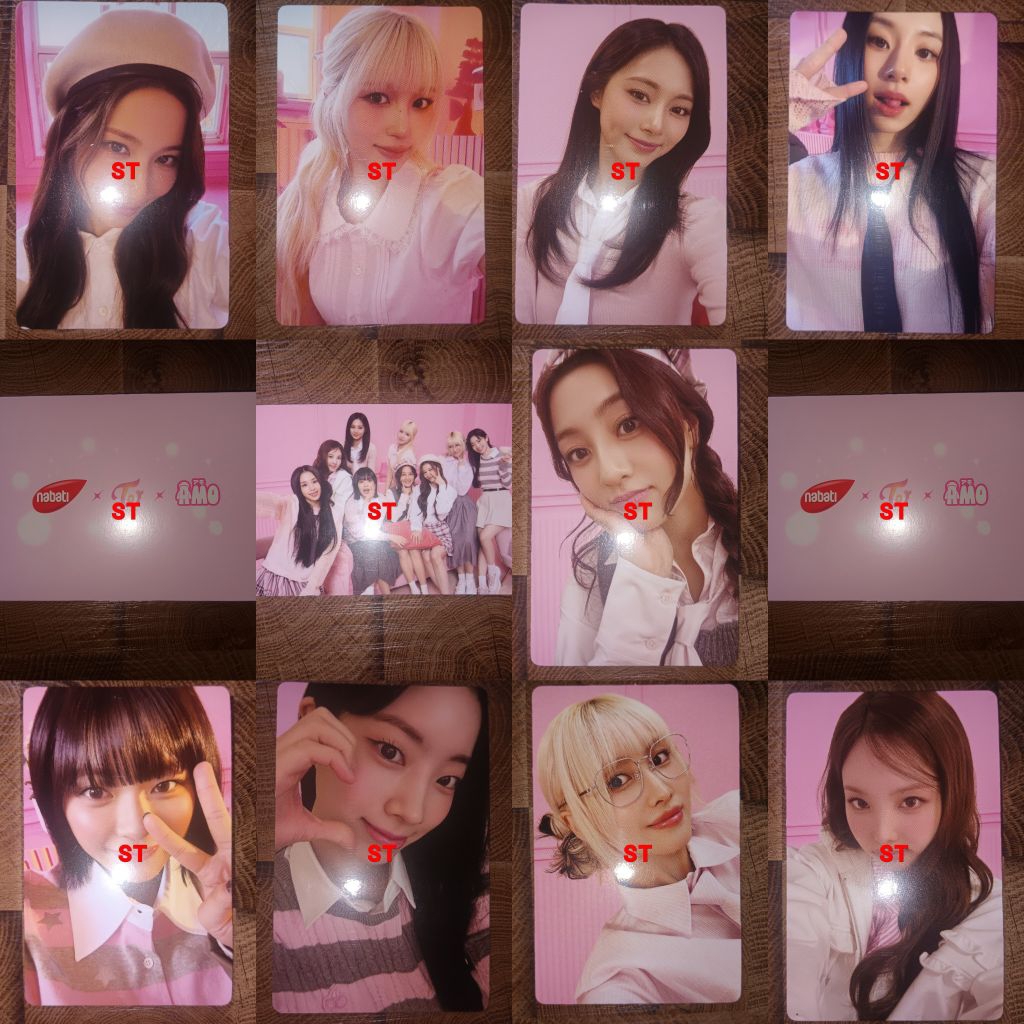 Jual Photocard Richeese Nabati Amo x Twice Official Sana Mina Momo ...