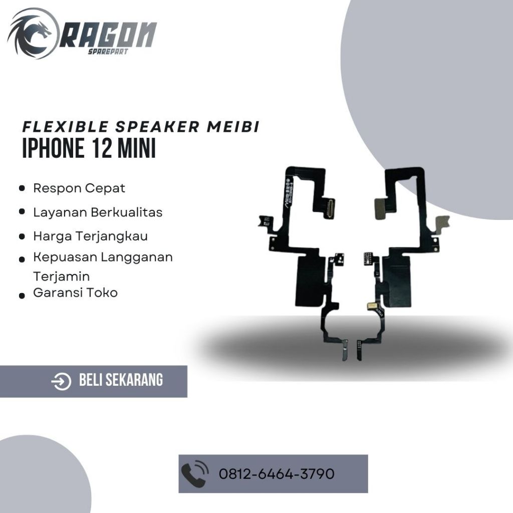 Jual FLEXIBLE SPEAKER ATAS MEIBI IP 12 MINI/12/12 PRO/12 PRO MAX ...