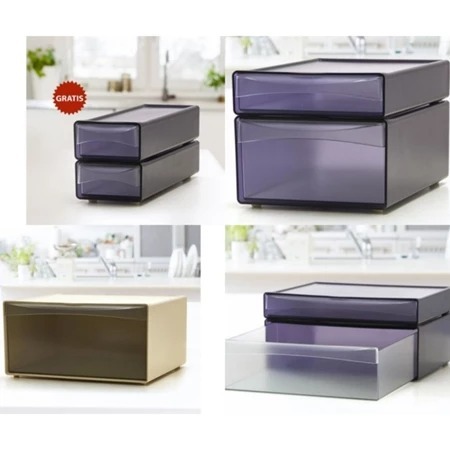 Jual TUPPERWARE MODULAR SYSTEM DRAWER / PLASTIK ORGANIZER SYSTEM DRAWER ...