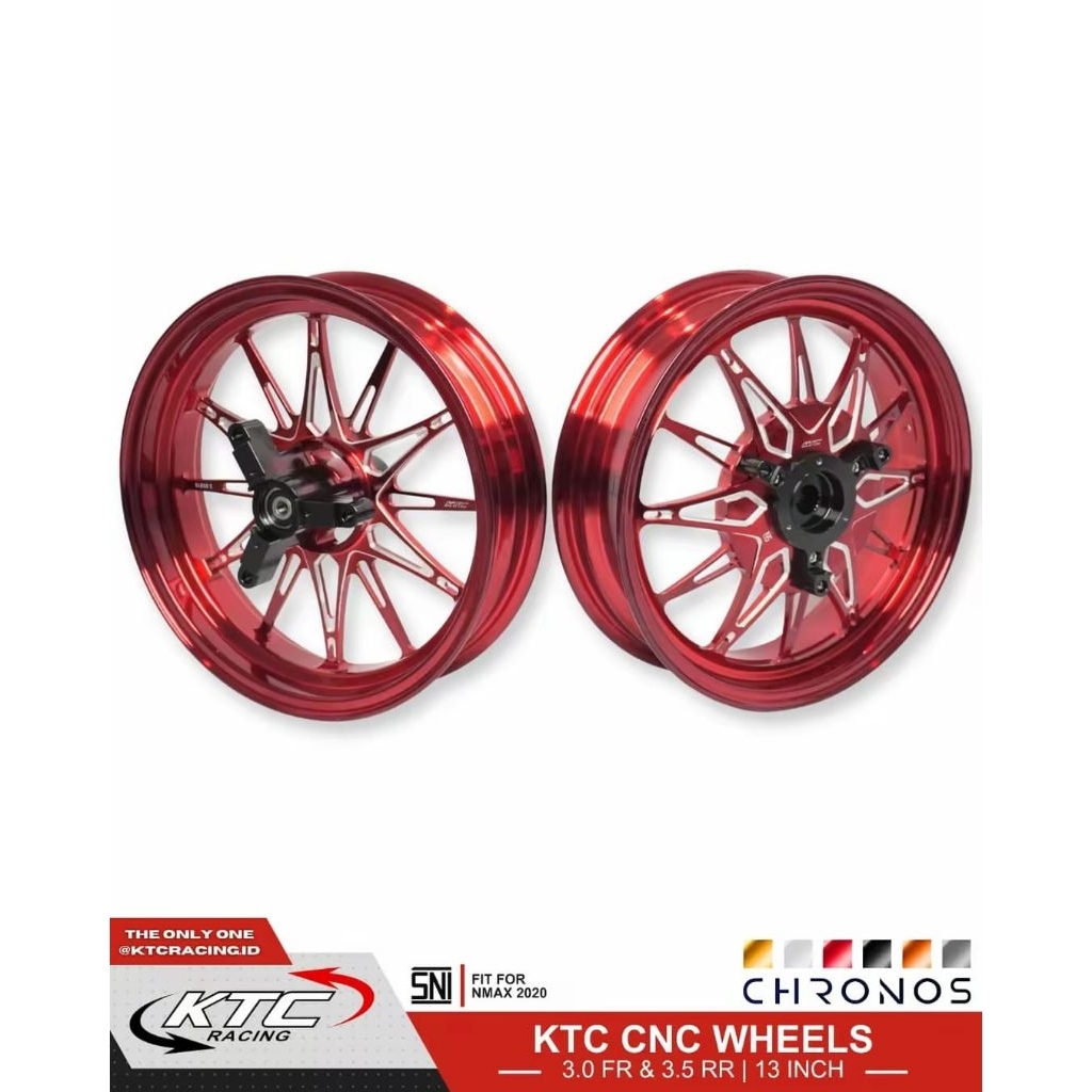 Jual VELG KTC RACING CHRONOS RING 13 LEBAR 300/350 NMAX OLD NMAX NEW ...