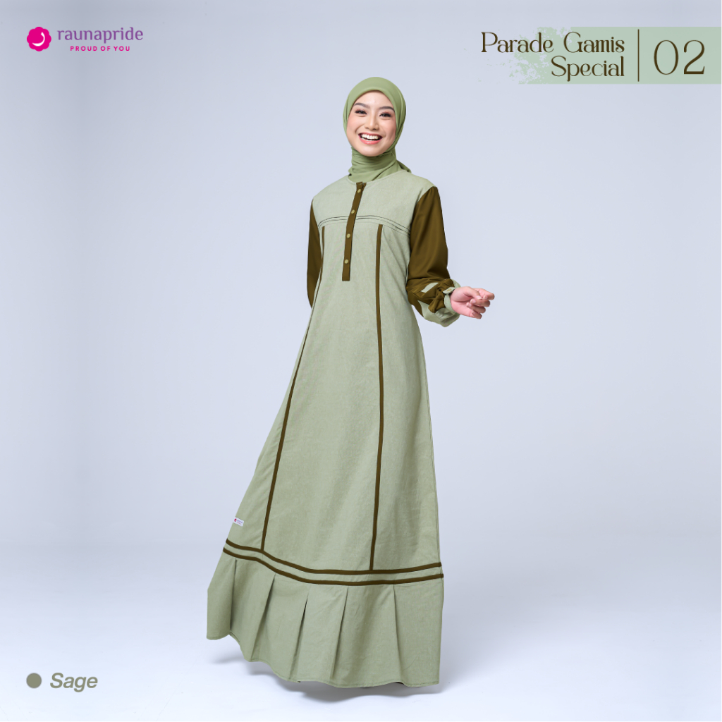 Jual Rauna Pride-Parade gamis(pgs02) new colection dress wanita ...