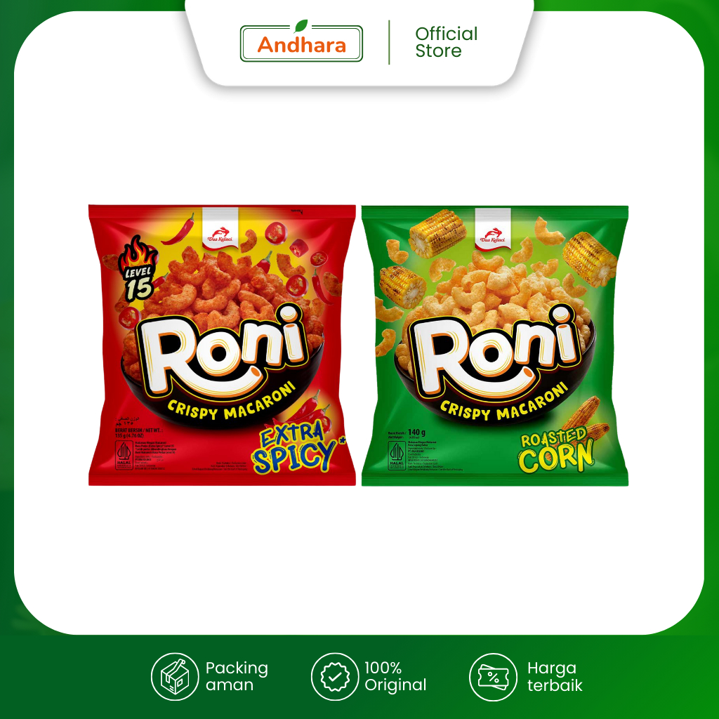 Jual Roni Crispy Macaroni 140gr - Makaroni Renyah Gurih Murah Nikmat ...