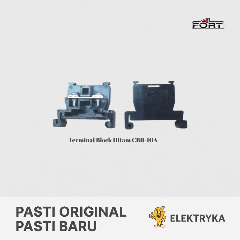 Jual FORT Terminal Block HITAM Block Susun 10A CBR-10A | Shopee Indonesia