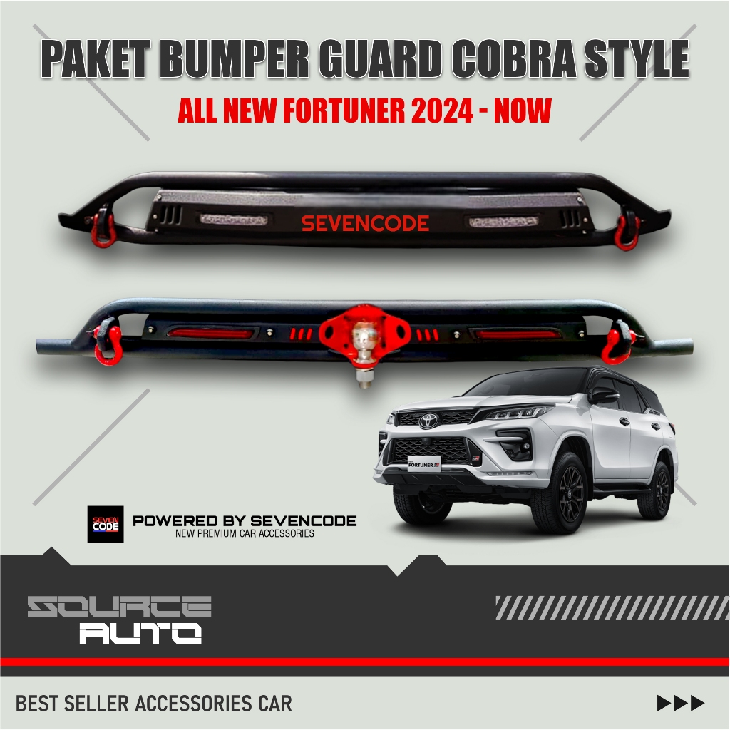 Jual PAKET FULLSET BUMPER GUARD COBRA SEVENCODE DEPAN DAN BELAKANG ...