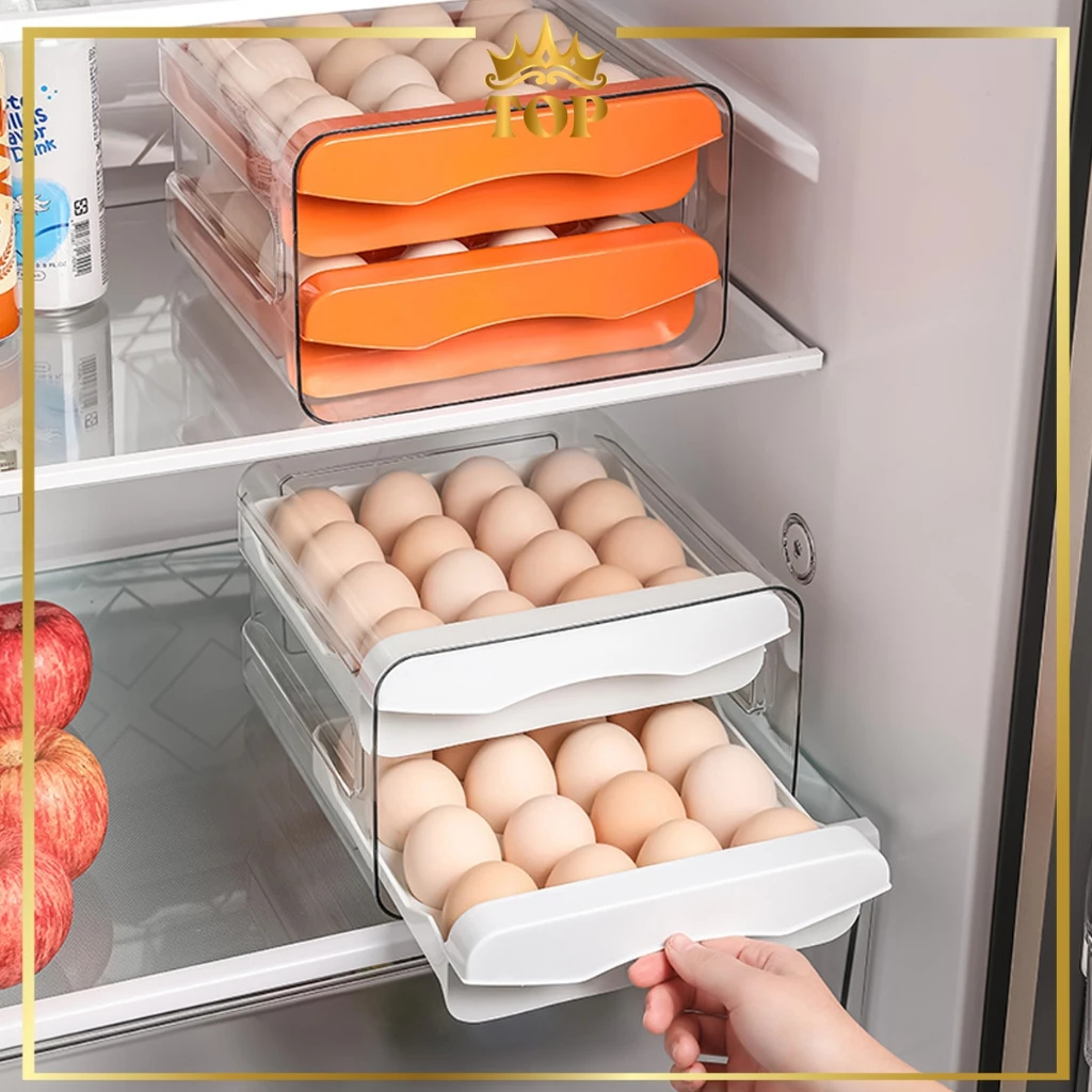 Jual Rak Telur BONBOX, Tempat penyimpanan Telur 2 tingkat/Egg Holder ...