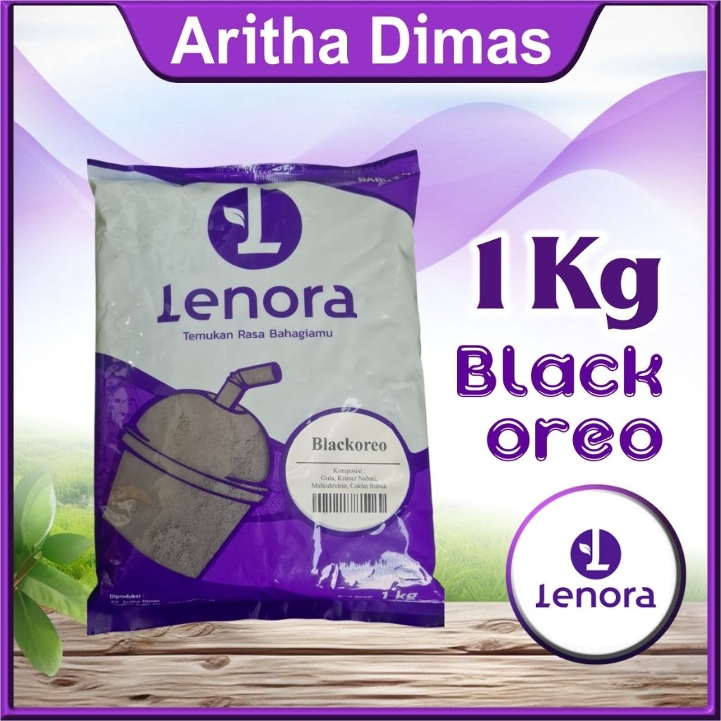Jual Lenora Powder Blackoreo Bubuk Minuman 1kg | Shopee Indonesia
