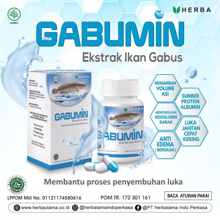 Jual Herba Gabumin Extra Ikan Gabus 30 Kapsul / Promo Termurah Shopee ...