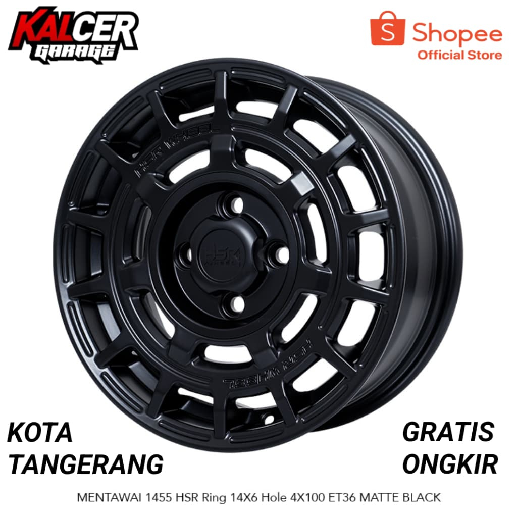 Jual VELG MOBIL RALLY HSR MENTAWAI RING 14 LEBAR 6 4X100-4X114,3 ...