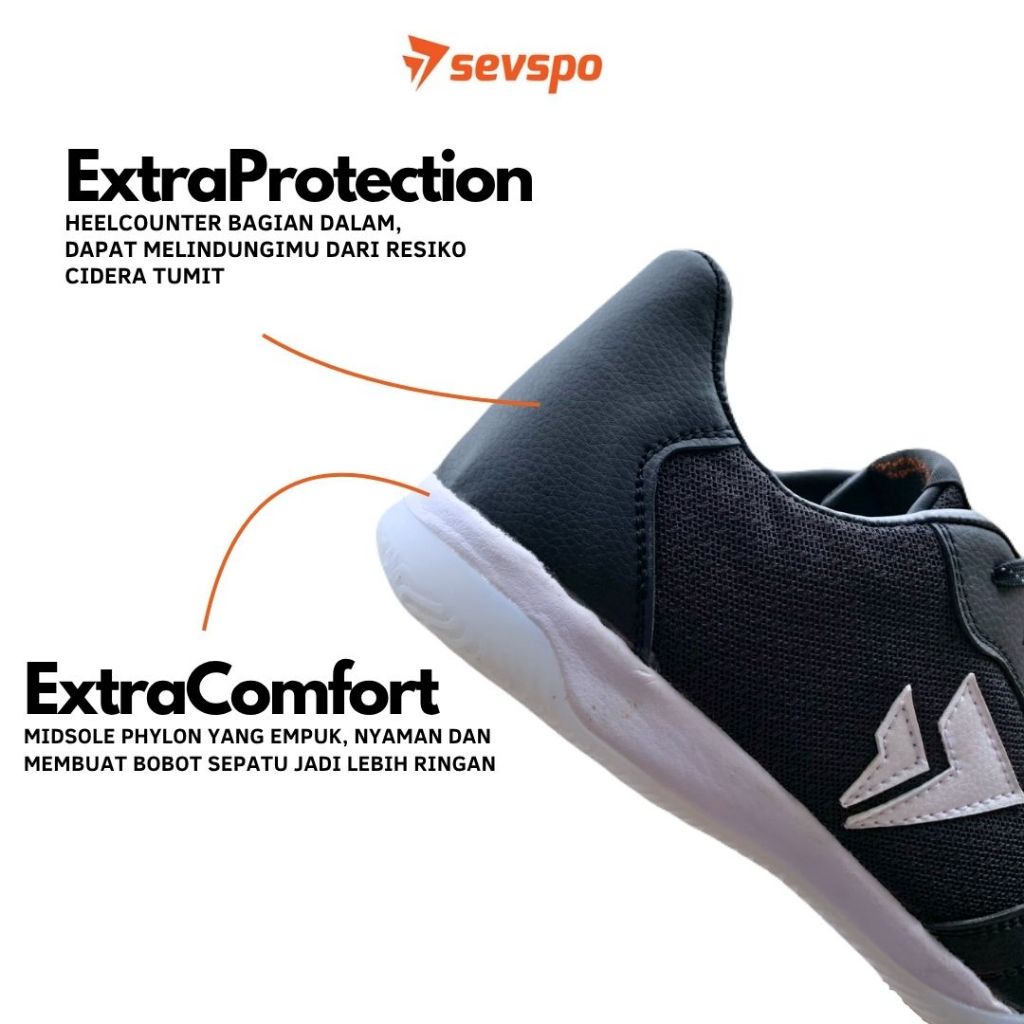 Jual (PROMO SEVSPO) Sepatu Futsal Sevspo Imbasala Flex - Sepatu Indoor ...