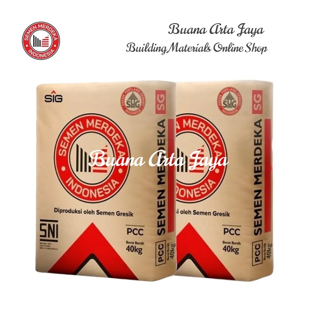 Jual Semen PCC Merdeka - 40 kg ( Zak ) | Shopee Indonesia