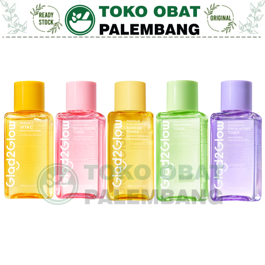 Jual GLAD2GLOW TONER PERFECT VITA C BRIGHT GLOW BLACKBERRY AHA BHA PHA ...