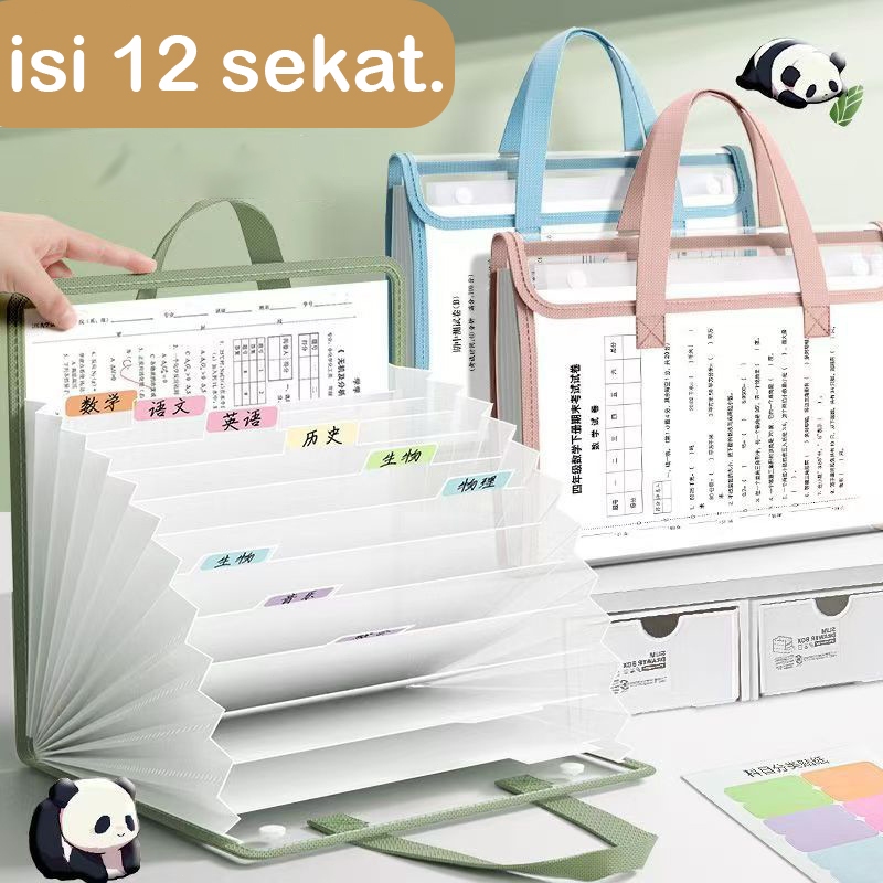 Jual Transparan File Folder Document Bag Tas Dokumen File Tas Berkas ...