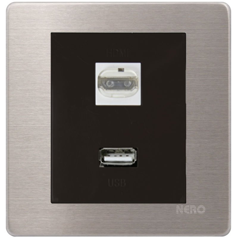 Jual NERO 2 Gang HDMI + USB Socket | Shopee Indonesia