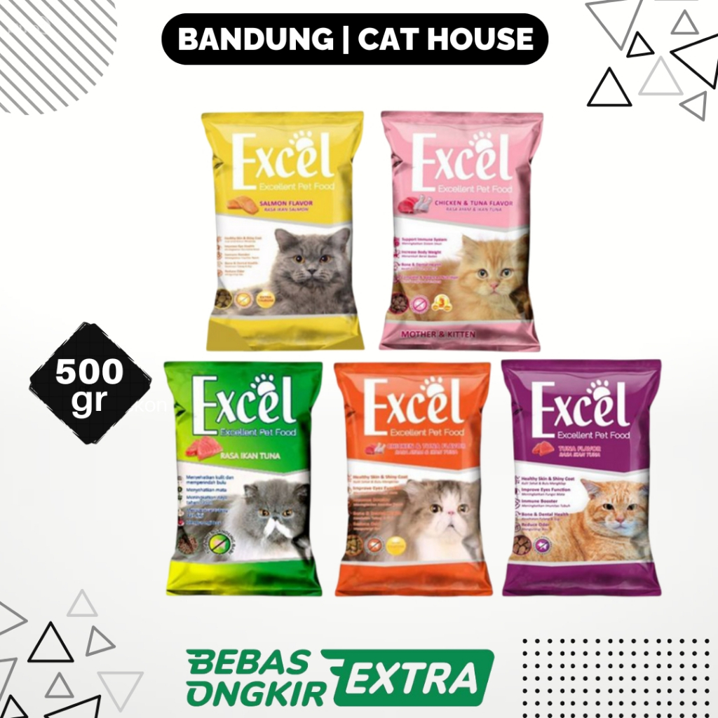 Jual Excel Cat Food Freshpack Fresh Pack Makanan Kering Kucing Cat ...