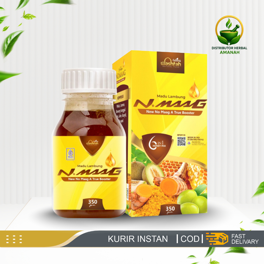 Nomaag Madu Herbal Maag Sakit Lambung Gerd 350gr