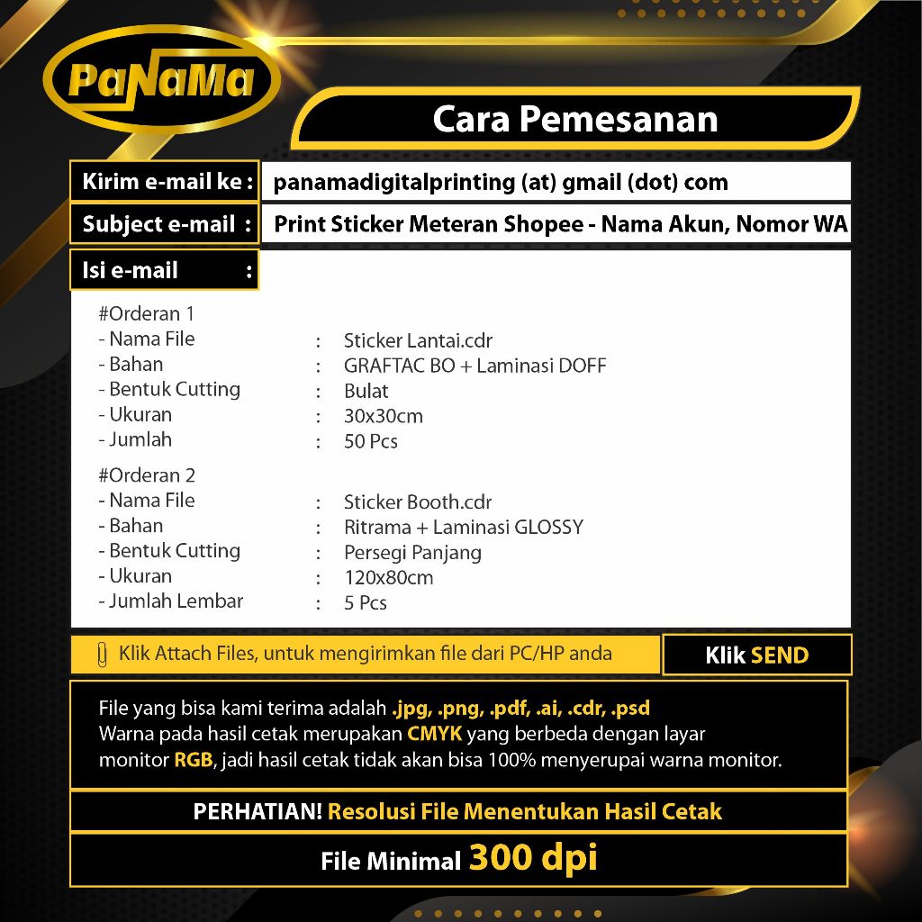Jual Print & Cut Sticker RITRAMA TRANSPARENT, Cetak + Cutting Stiker ...
