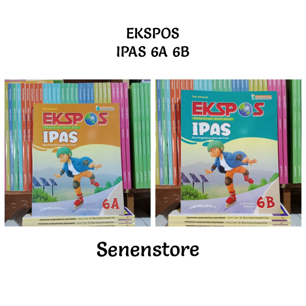 Jual Buku EKSPOS IPAS 6A 6B Kelas 6/VI SD Kurikulum Merdeka Yudhistira ...