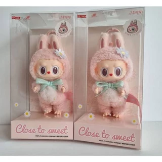 【海外限定】POPMART Close To Sweet LABUBU Pop Mart Labubu Mokoko Close to Sweet Vinyl Plush Doll - US
