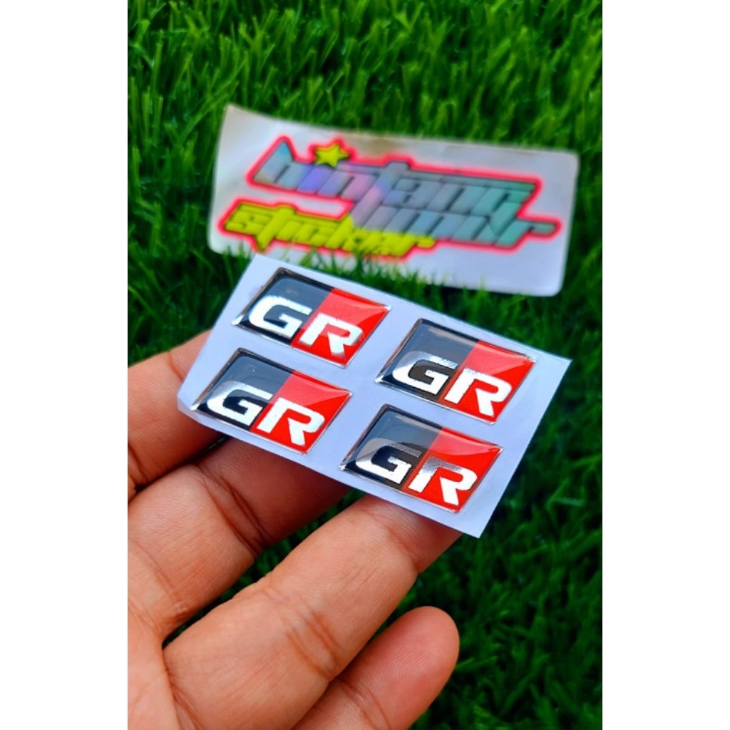 Jual STICKER STIKER TOYOTA GR SPORT TIMBUL 3D | Shopee Indonesia