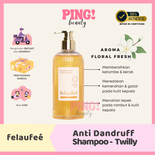 Jual Felaufee Shampoo Anti Ketombe Lepek - Twilly, Velvet Rose, Sweetie ...