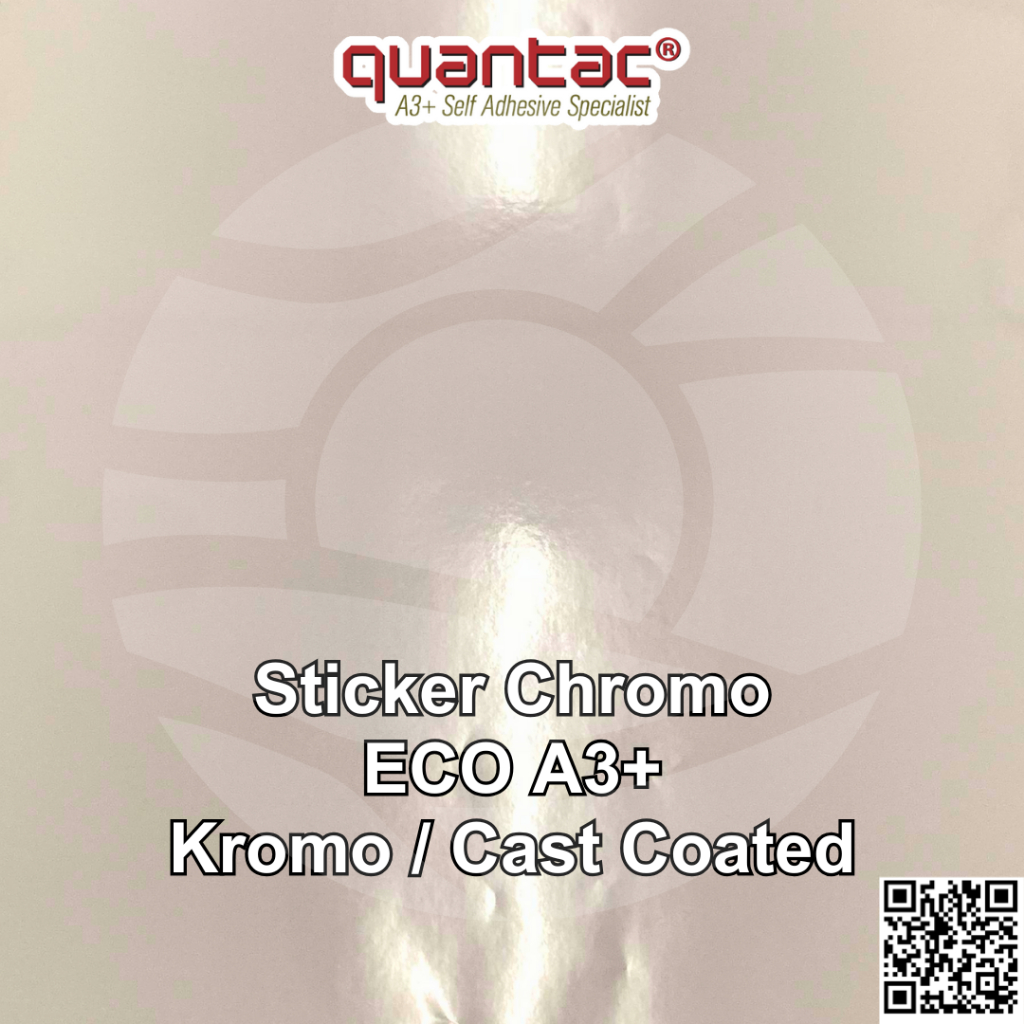 Jual Quantac Stiker Kertas Kromo ECO Digital Print Laser Toner Cast ...