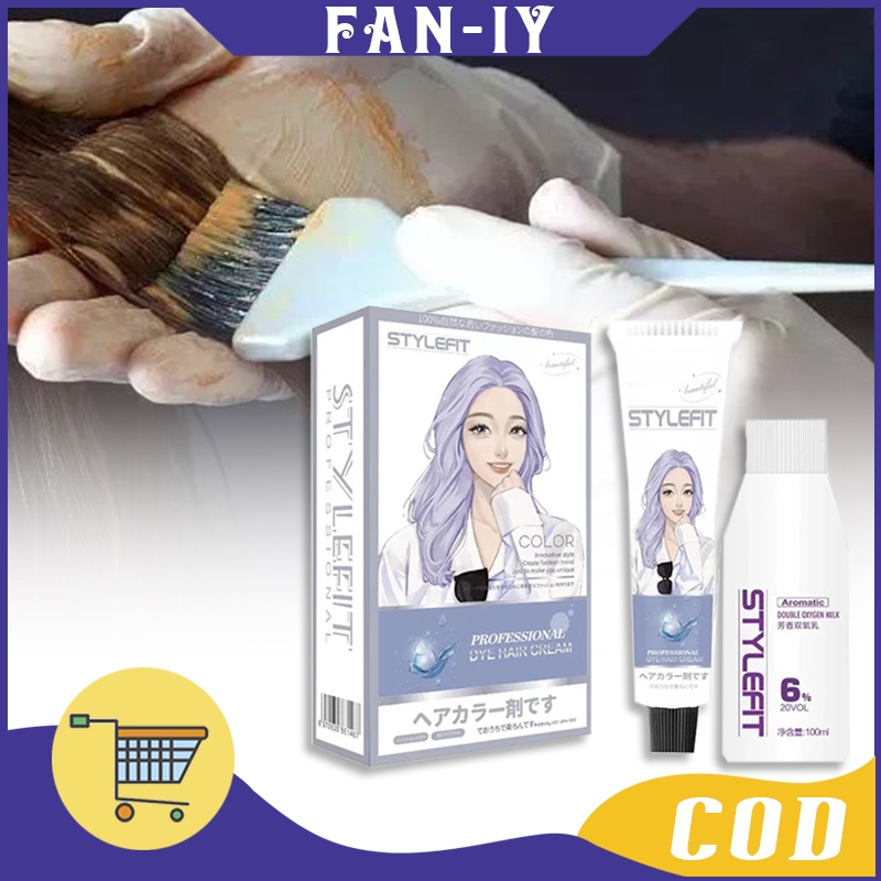 Jual 200 Ml Cet Rambut Saripati Tumbuhan Pewarna Rambut Tidak Menyengat ...