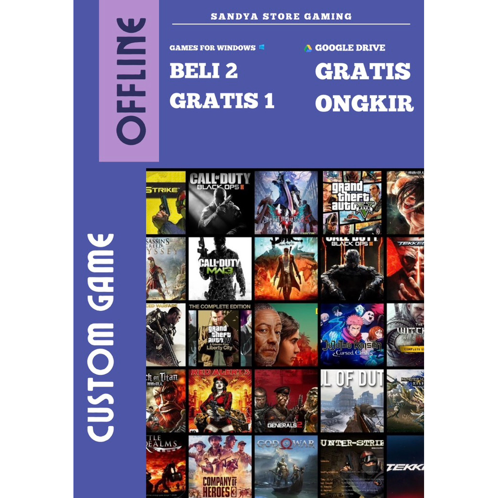 Jual CUSTOM GAME PRODUCT/ BY REQUEST | Shopee Indonesia