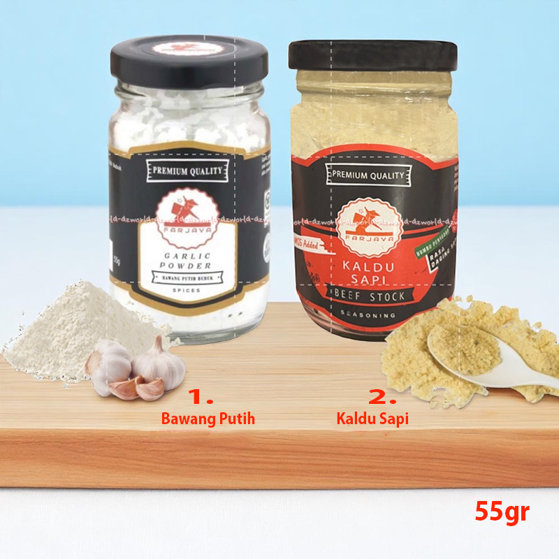 Jual Farjava Bawang Putih Bubuk Garlic Powder Spices Kemasan Botol ...
