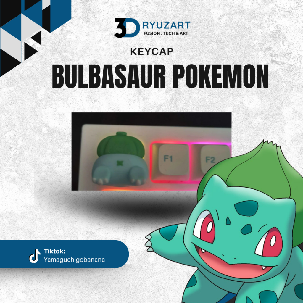 Jual Keycap Bulbasaur Pokemon Lucu/keycap pokemon/keycap anime ...