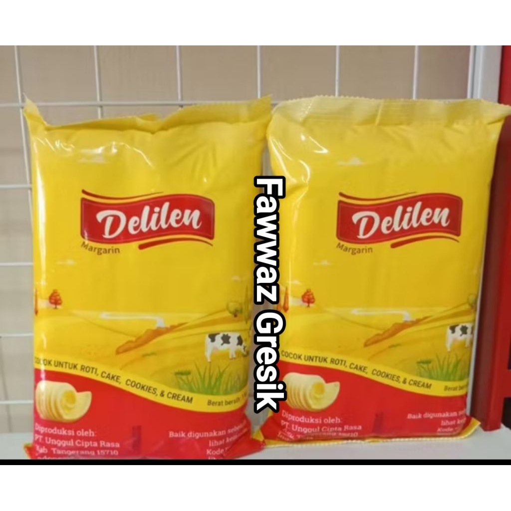 Jual Margarin DELILEN 1Kg / Margarine Mentega DELILEN 1kg / Butter ...