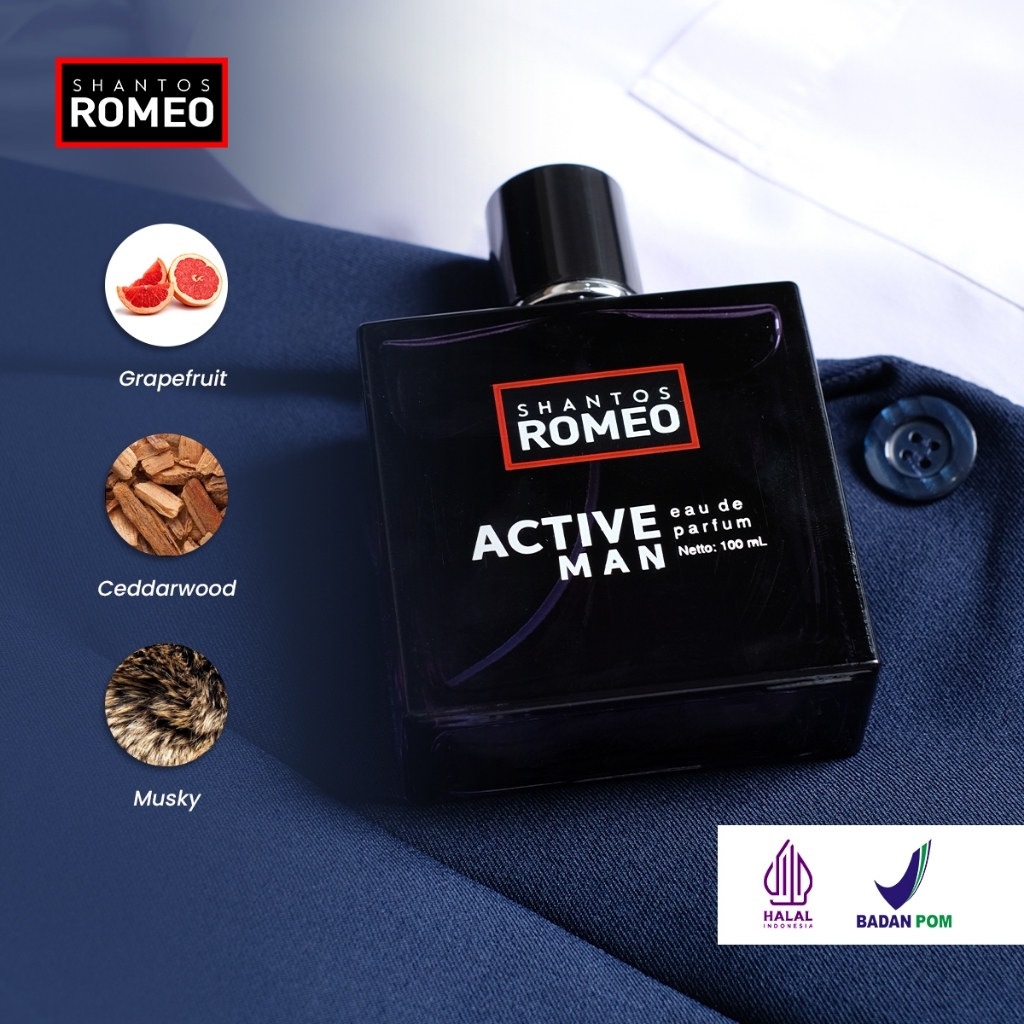 Jual [Official Store] Shantos Romeo | Fragrance Eau De Parfum | EDP ...