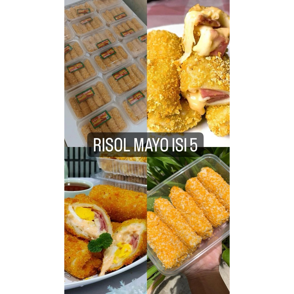 Jual RISOL MAYO RISOLES isi 5 biji lezat creamy free caos | Shopee ...