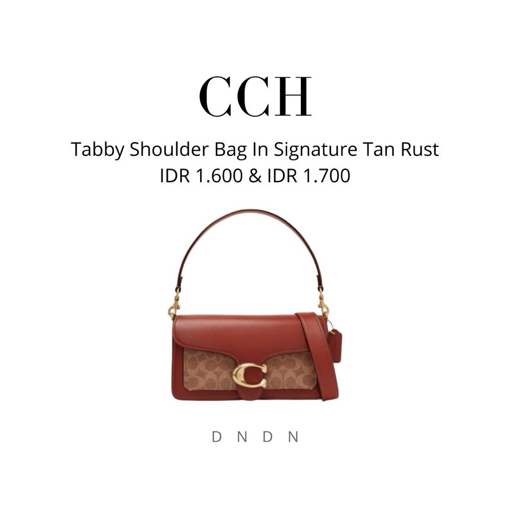 Jual Tabby Shoulder Bag In Signature Tan Rust | Shopee Indonesia