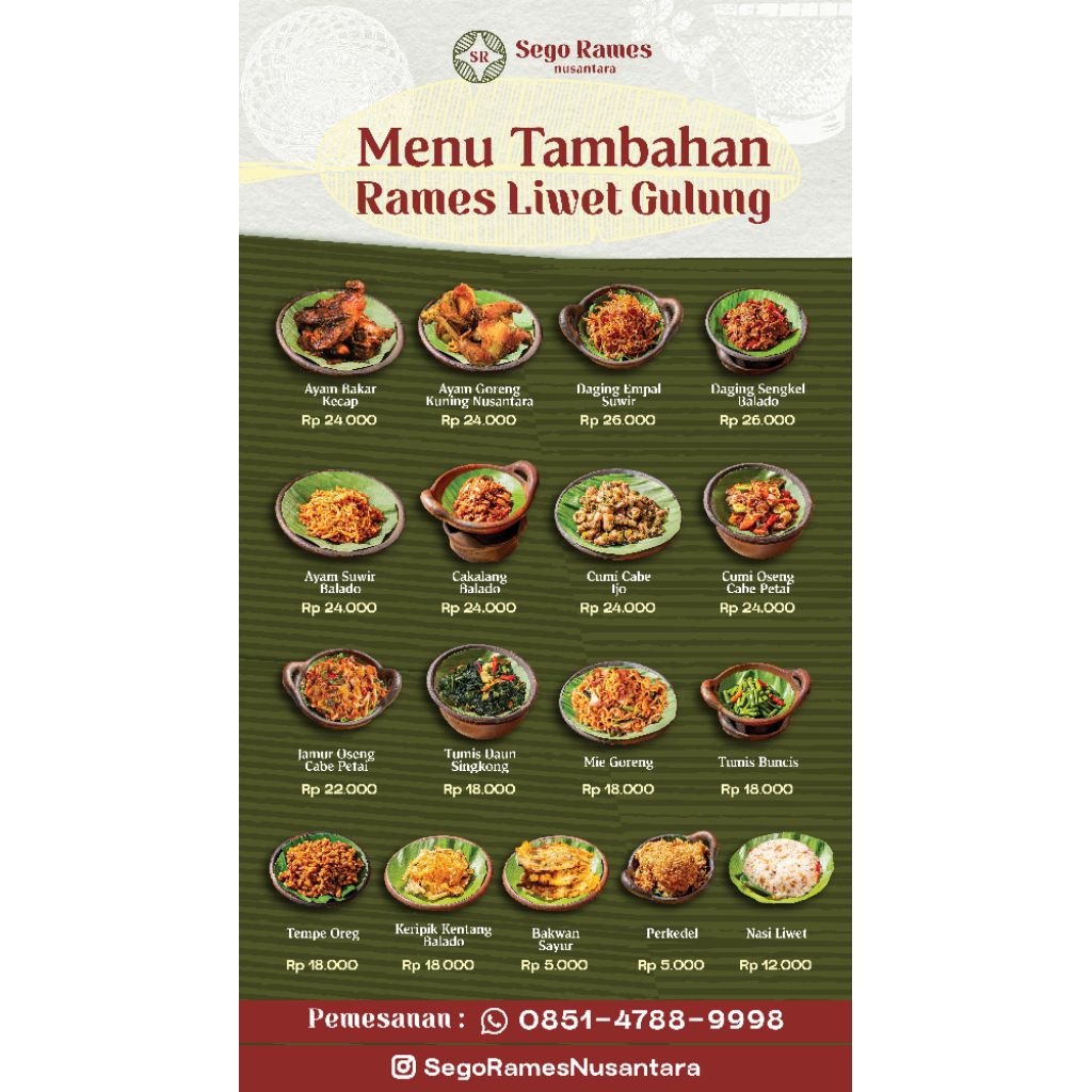 Produk Sego Rames Nusantara | Shopee Indonesia
