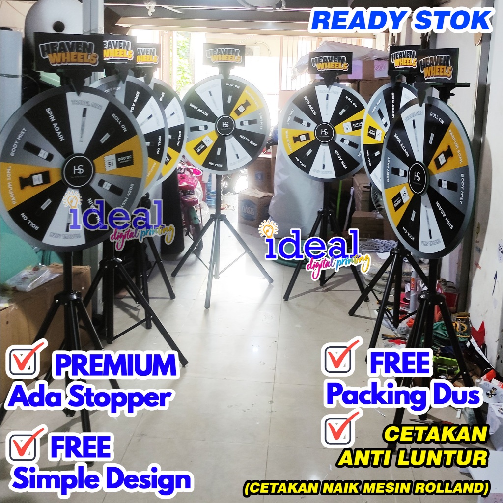 Jual Roda undian 70cm Roda keberuntungan Roda hadiah wheels of fortune ...