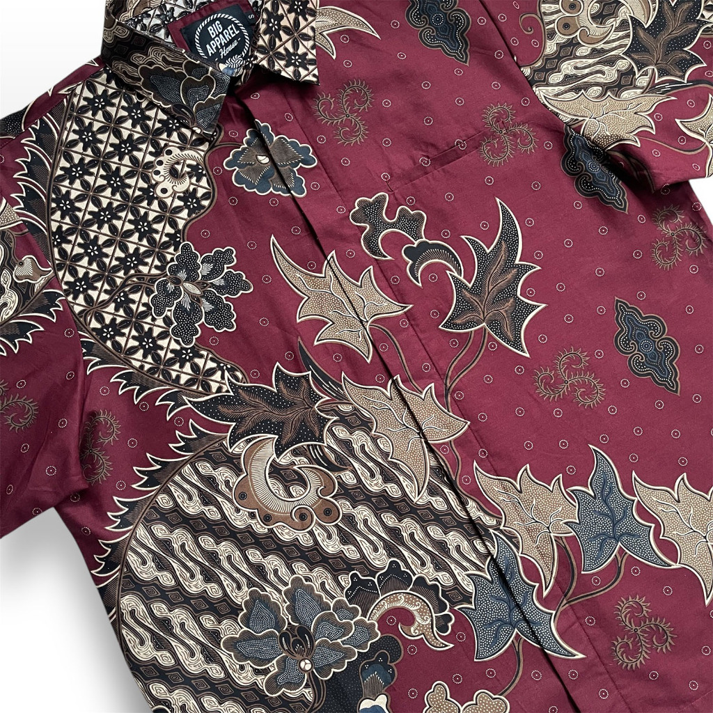 Jual Kemeja Baju Batik Jumbo Big Size Pria Laki Cowok Lengan Pendek ...