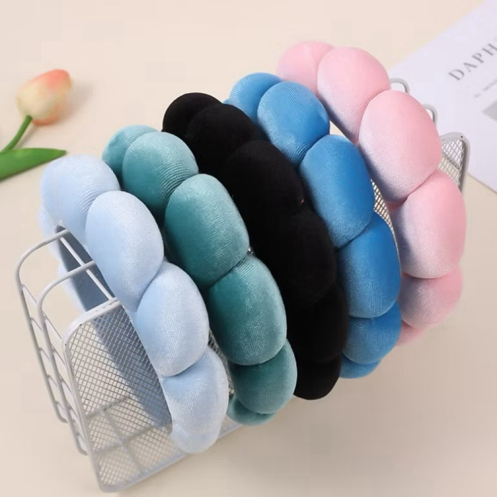 Jual Bando Simple Polos Shellie Korean Fluffy Head Band H672 / Bando ...