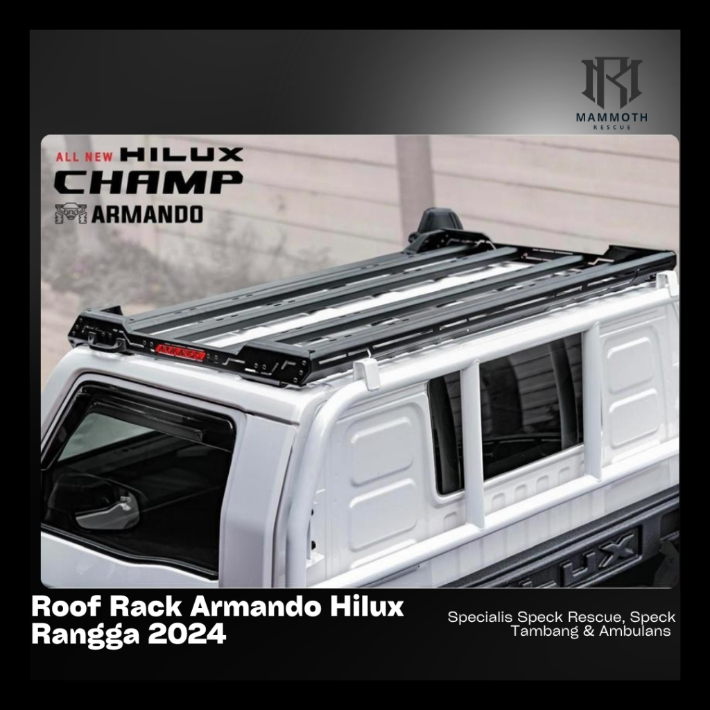 Jual Roofrack Rangga / Roofrack Hilux Rangga / Roof Rack Armando Hilux ...