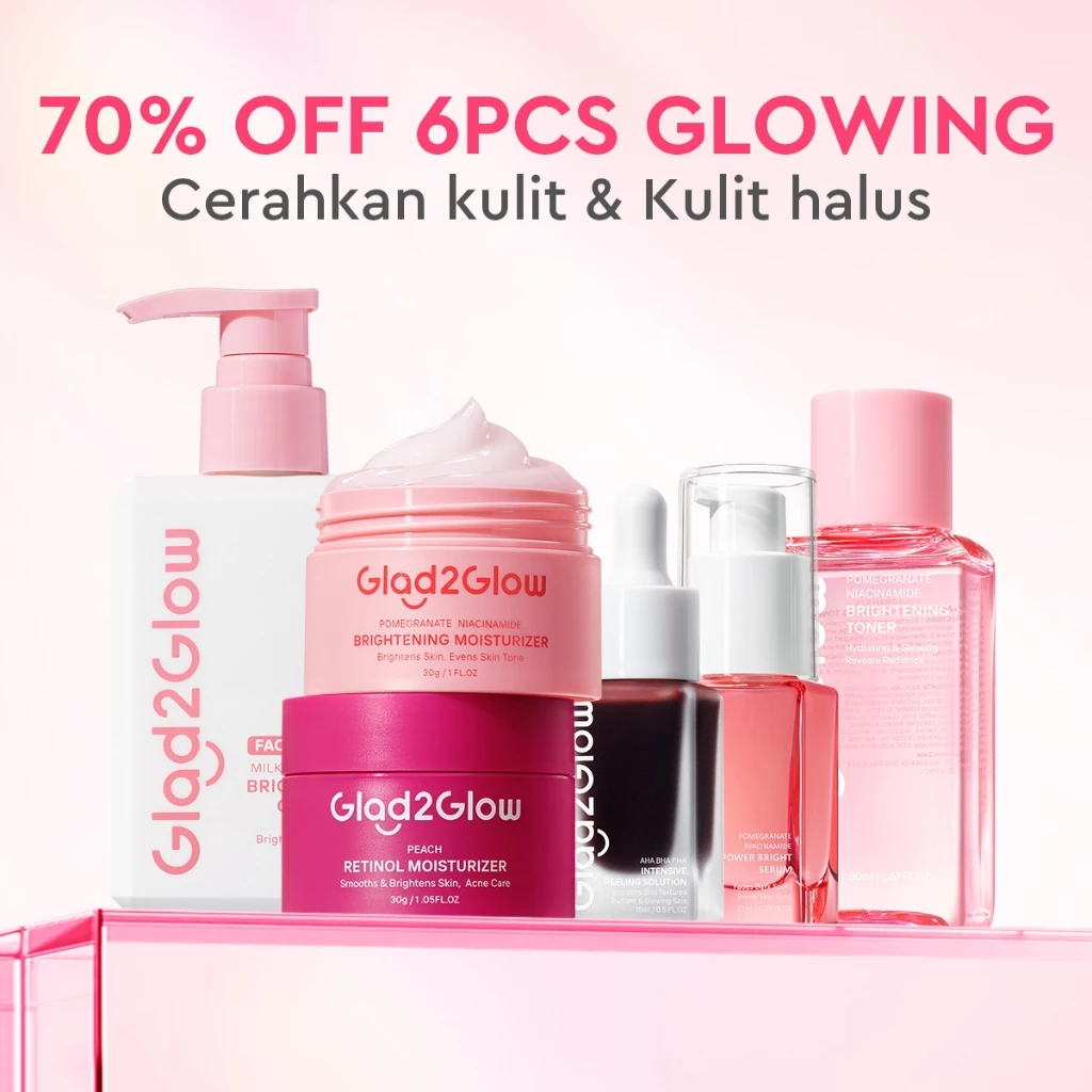 Glad2Glow Renew Bundle 7-in-1 dengan Diskon 10% Sekarang!