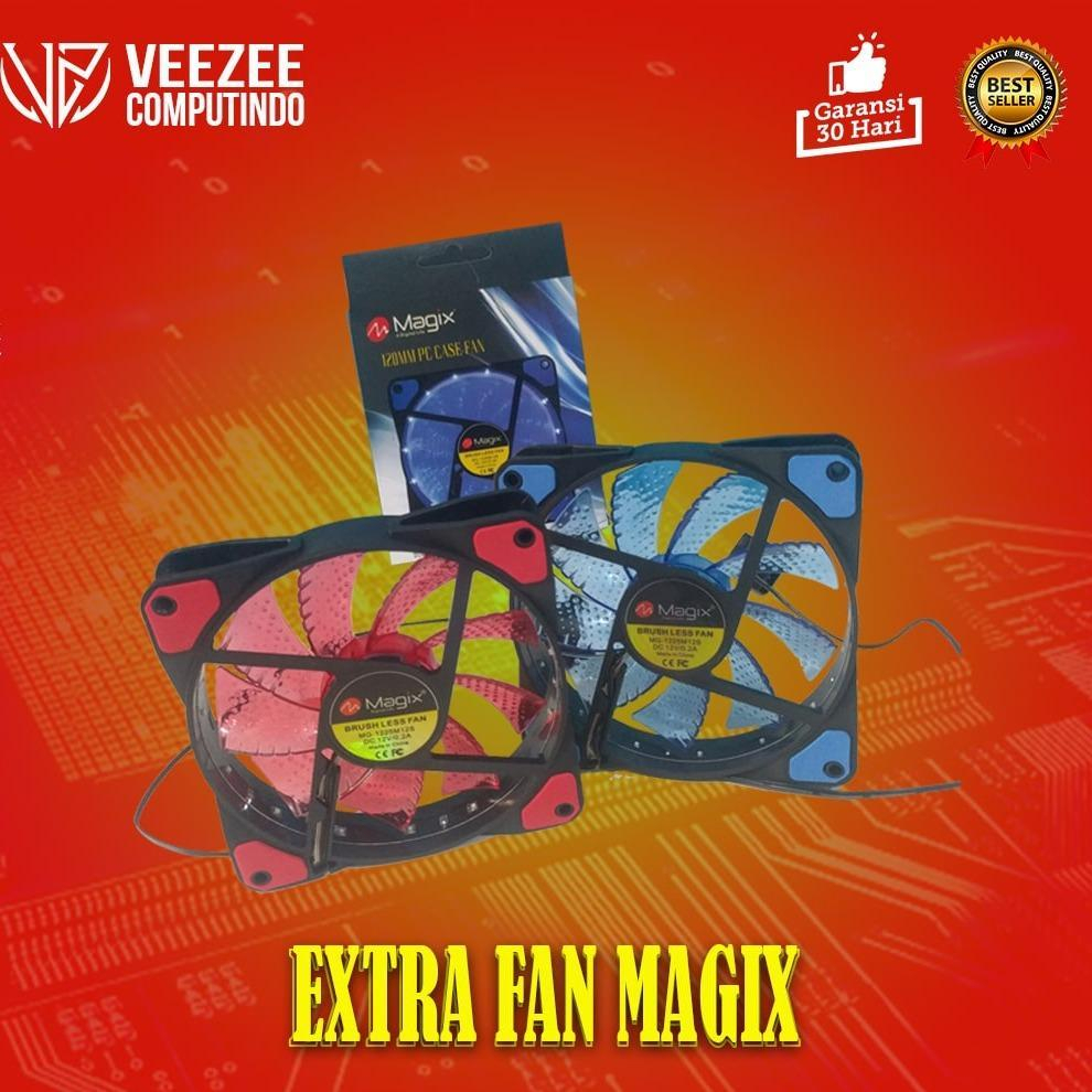 Jual Casing PC Magix Komputer RGB PSU 500w with Extra Fan | Shopee ...