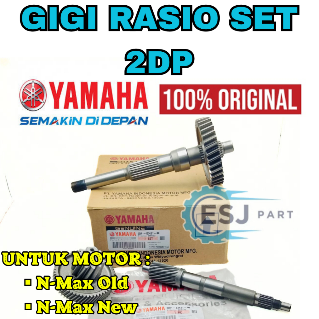 Jual GIGI RASIO KODE-2DP YAMAHA NMAX yang lama (NMAX Old) maupun (NMAX ...