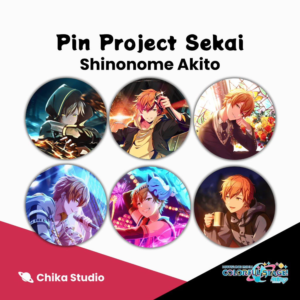 Jual Project Sekai Colorful Stage Fan Merchandise Pin Button Peniti ...