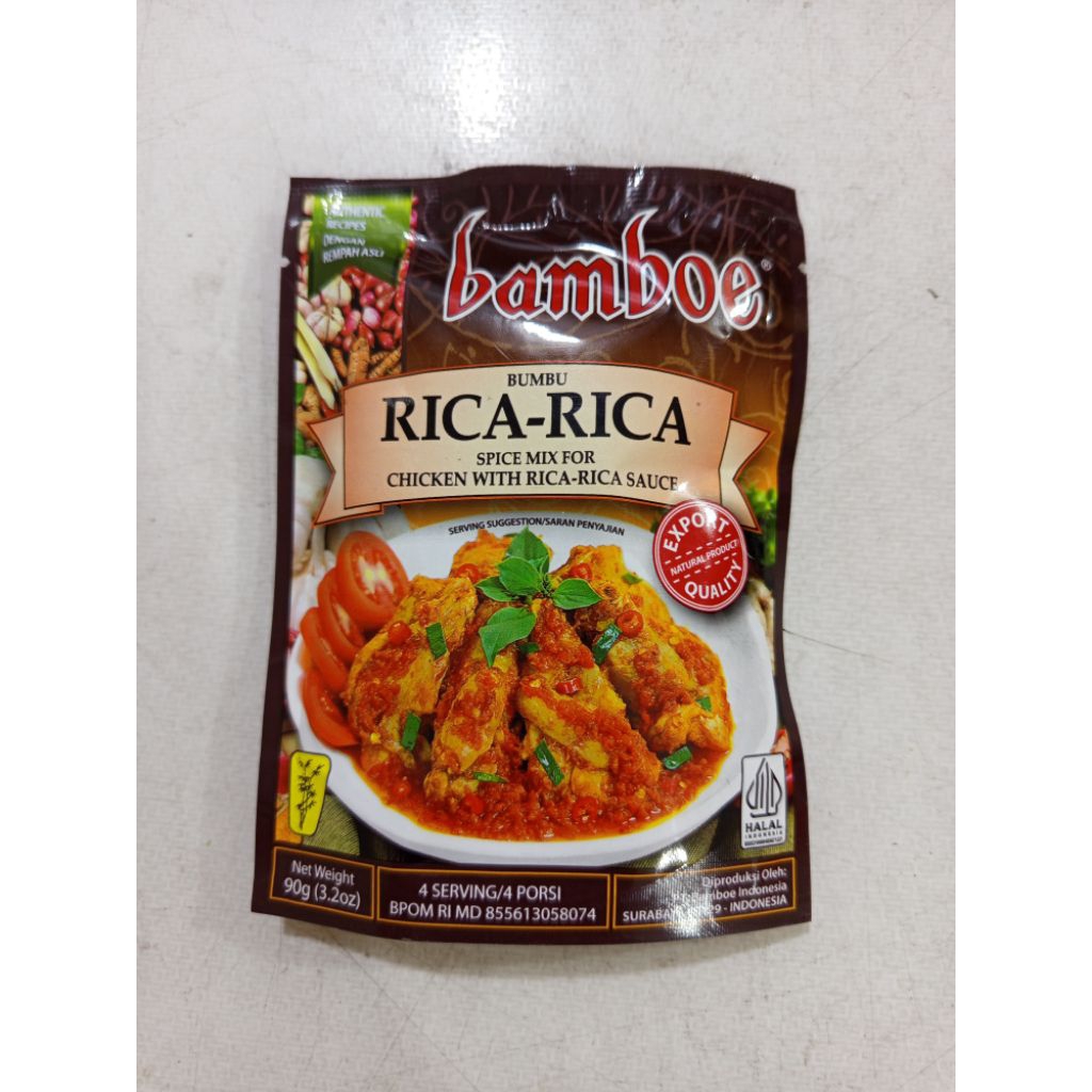 Jual BAMBOE rica rica 90gram | Shopee Indonesia