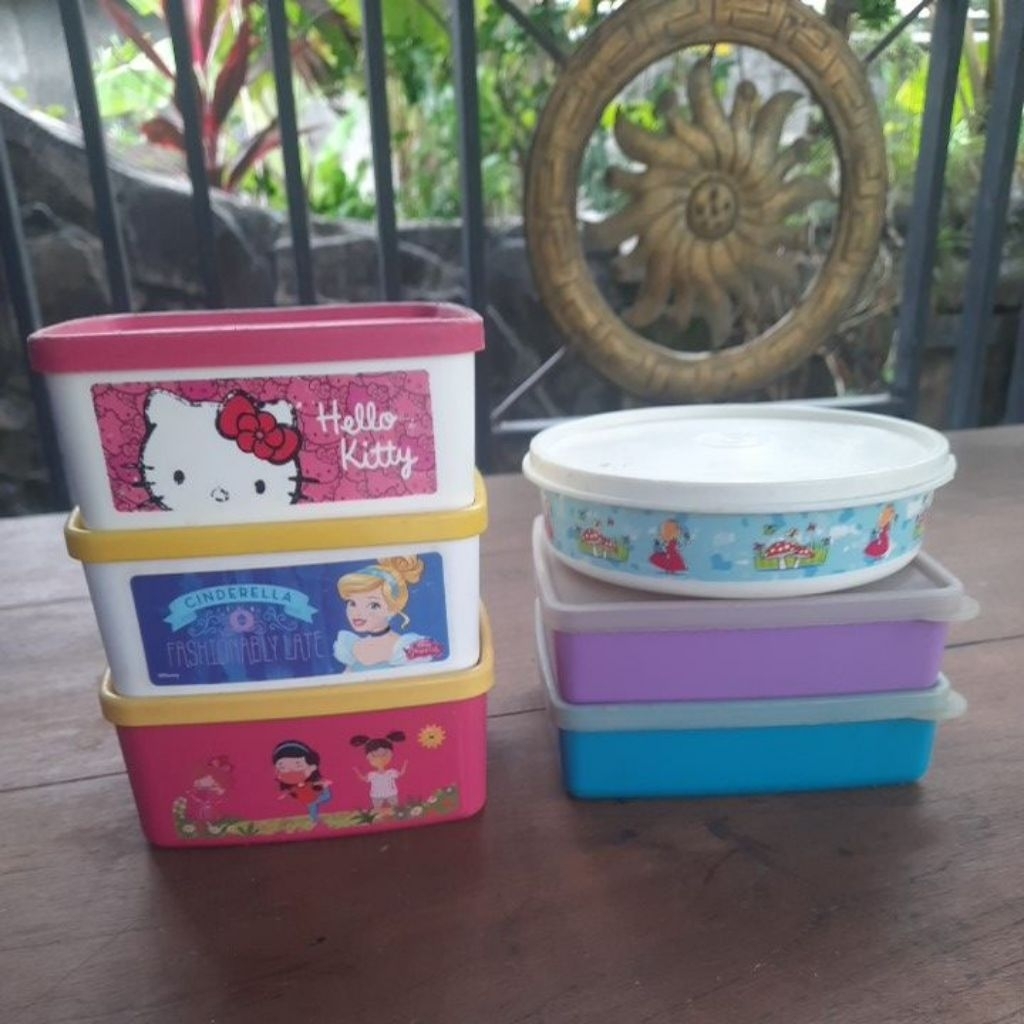 Jual bekal square, MSA gepeng, MHB adik, junmod tupperware | Shopee ...