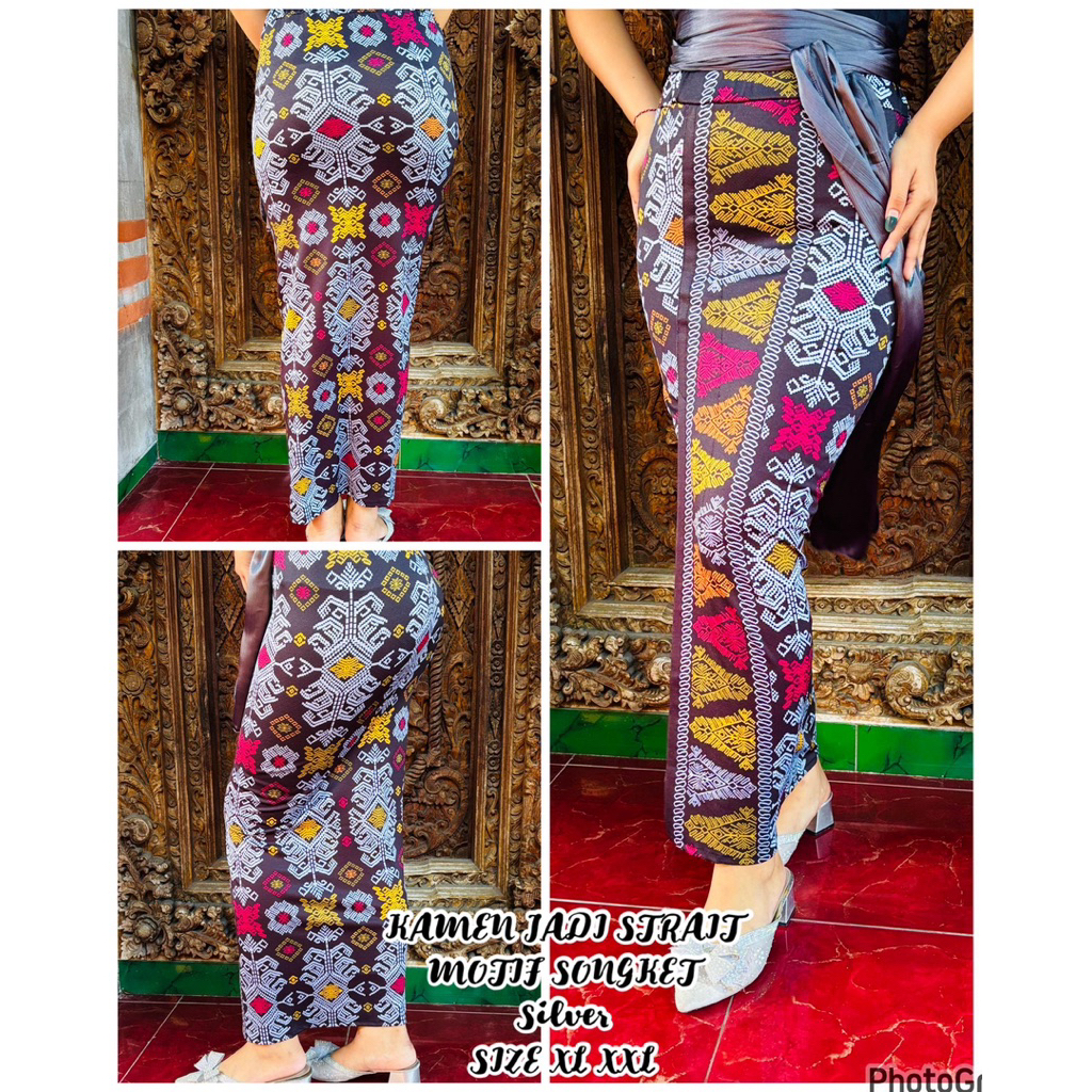 Jual KAMEN JADI BALI ROK BALI STRAIT MOTIF SONGKET KEKINIAN | Shopee ...