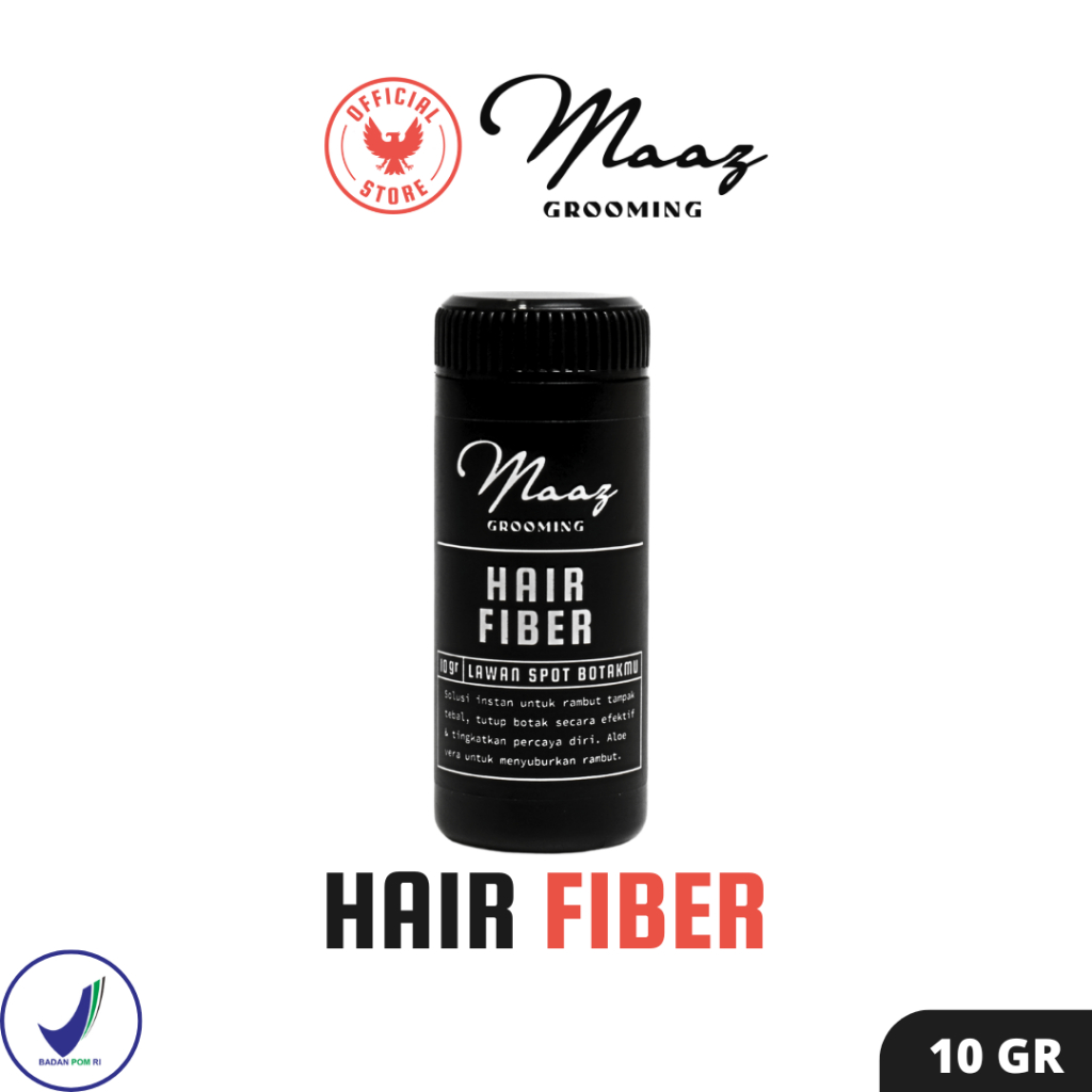 Jual Maaz Grooming Hair Fiber 10 gr - Serbuk Penutup Botak / Penebal ...